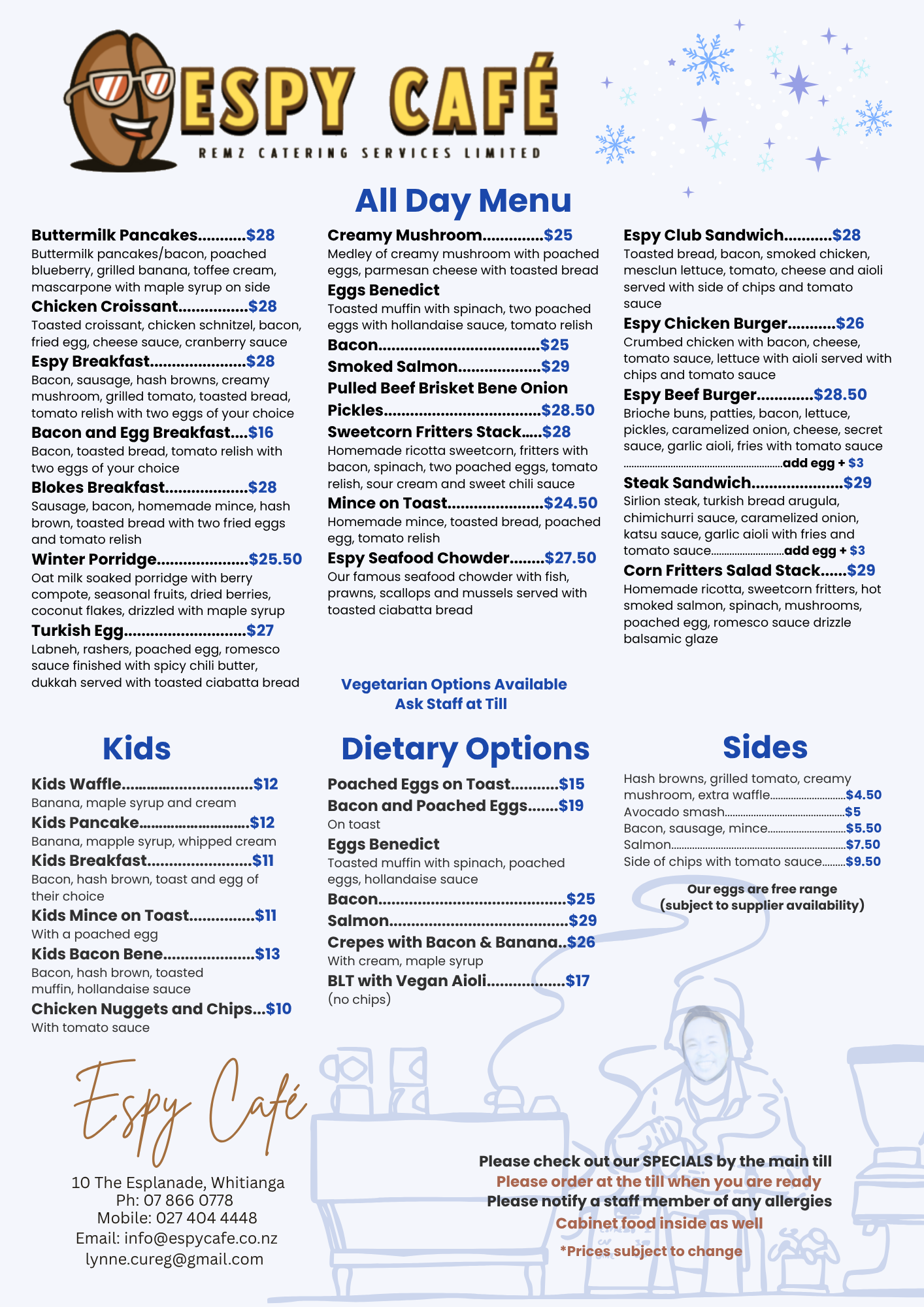 winter menu